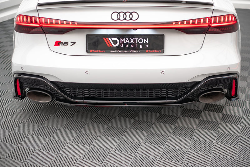 MAXTON CENTRAL REAR SPLITTER AUDI RS6 C8 / RS7 C8