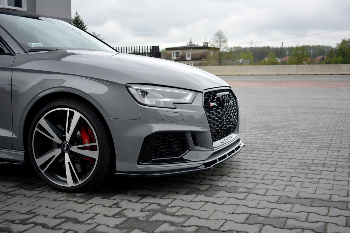 MAXTON FRONT SPLITTER V.1 AUDI RS3 8V FL SEDAN
