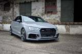 MAXTON FRONT SPLITTER V.2 AUDI RS3 8V FL SEDAN