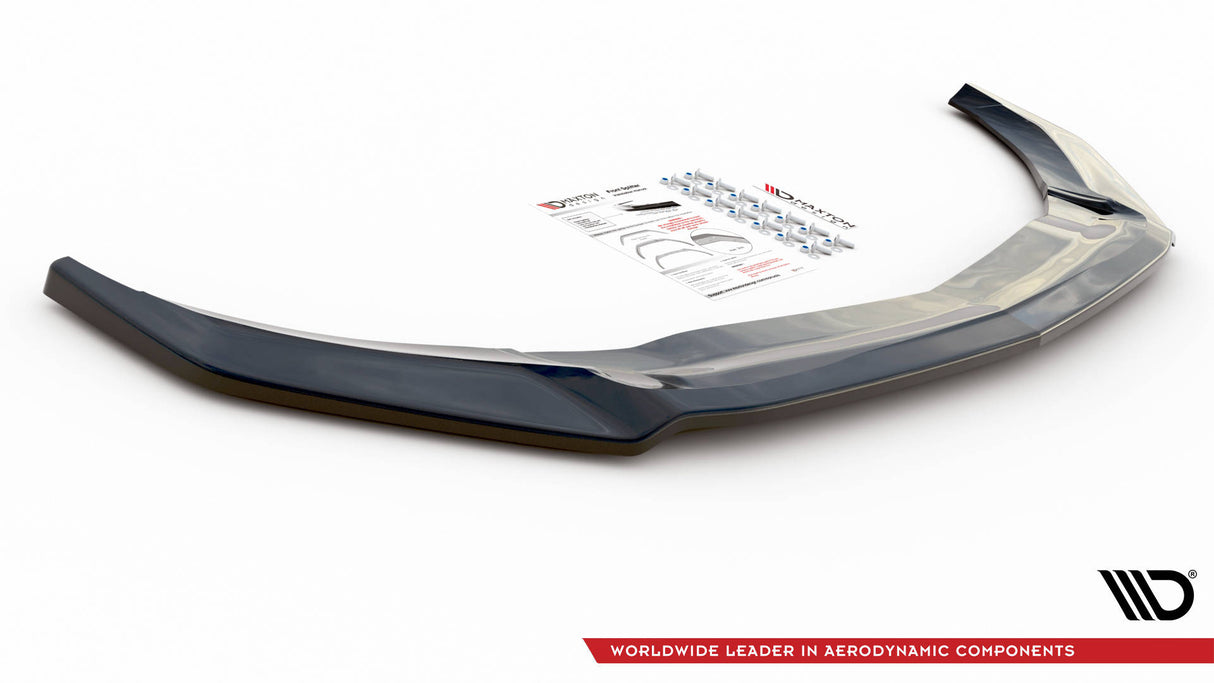 MAXTON FRONT SPLITTER V.2 MERCEDES-BENZ A45 AERO W176 FACELIFT