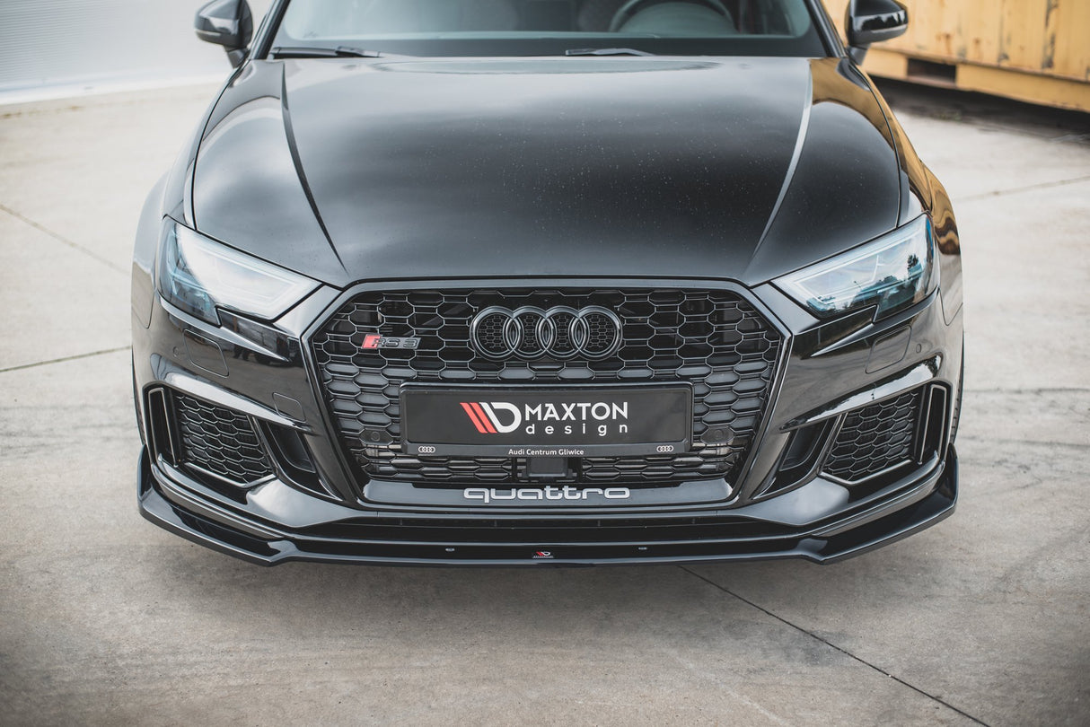 MAXTON FRONT SPLITTER V.3 AUDI RS3 8V FL SPORTBACK