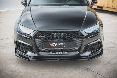 MAXTON FRONT SPLITTER V.3 AUDI RS3 8V FL SPORTBACK