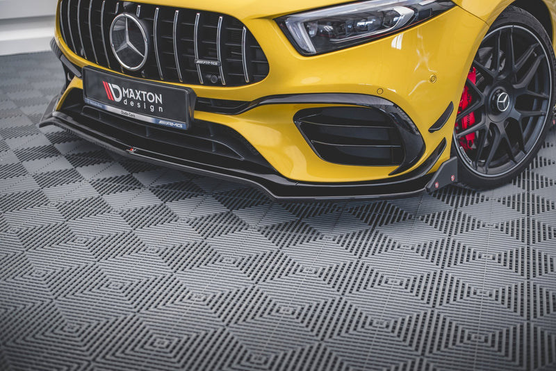 MAXTON FRONT SPLITTER V.3 + FLAPS MERCEDES-AMG A45 S W177