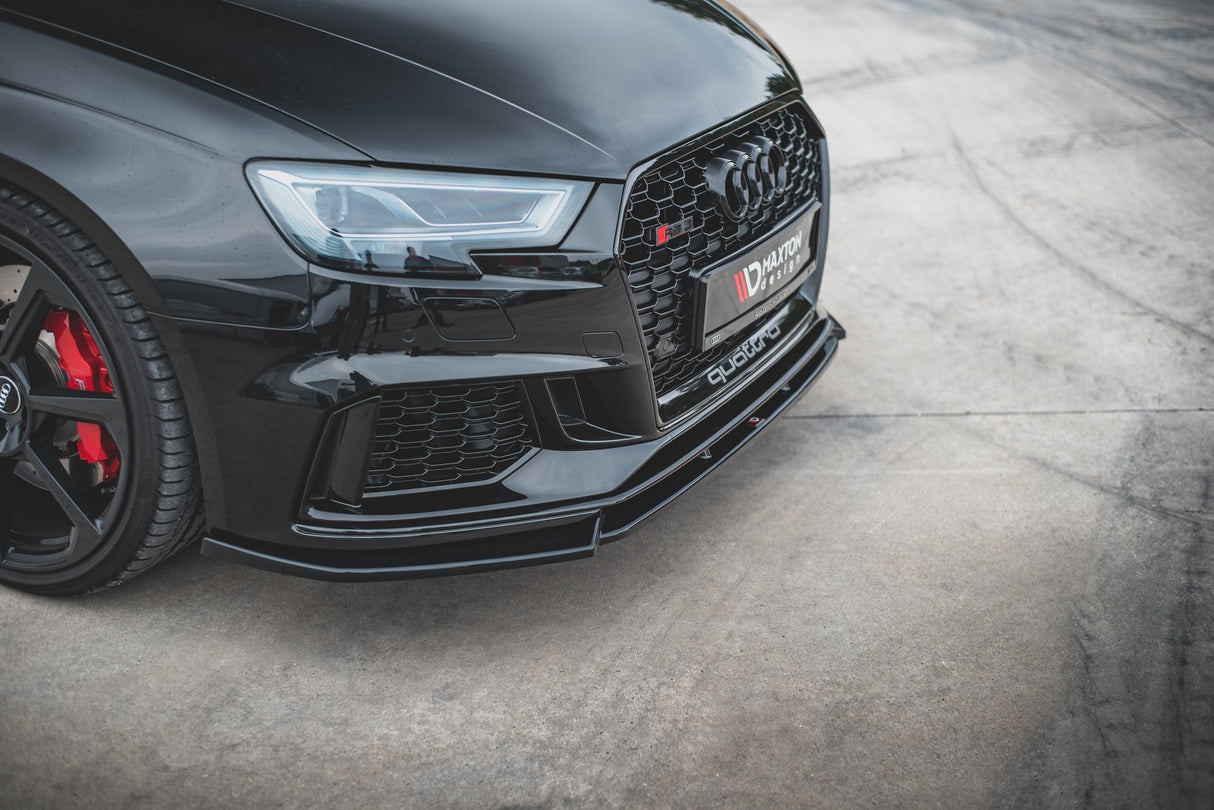 MAXTON FRONT SPLITTER V.4 AUDI RS3 8V FL SPORTBACK