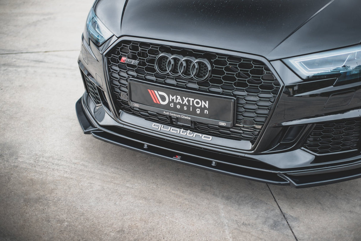 MAXTON FRONT SPLITTER V.4 AUDI RS3 8V FL SPORTBACK