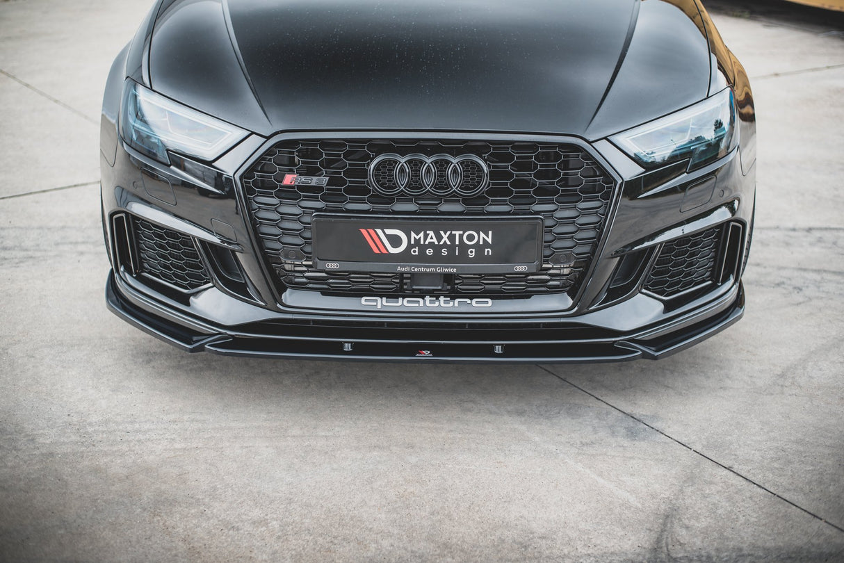 MAXTON FRONT SPLITTER V.4 AUDI RS3 8V FL SPORTBACK