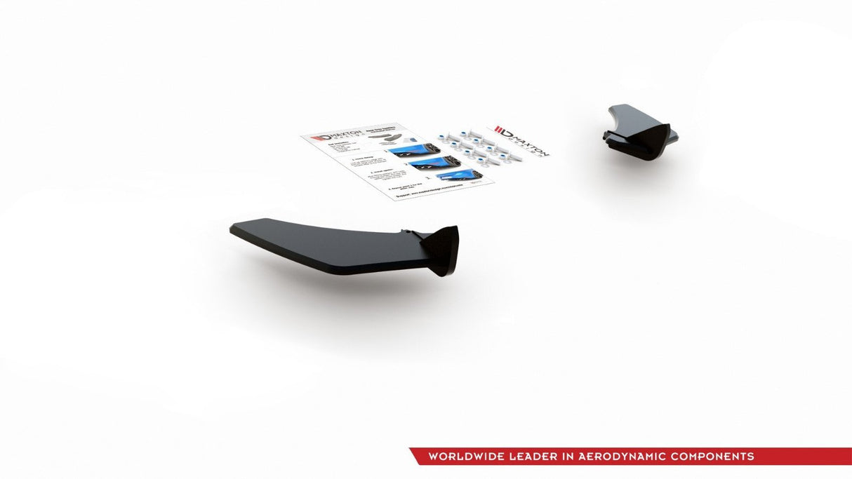 MAXTON RACING DURABILITY REAR SIDE SPLITTERS V.1 VW GOLF VII MK7 GTI