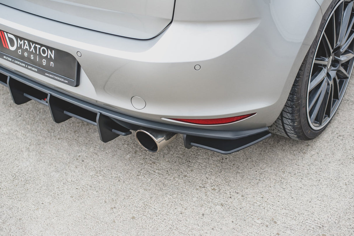 MAXTON RACING DURABILITY REAR SIDE SPLITTERS V.1 VW GOLF VII MK7 GTI