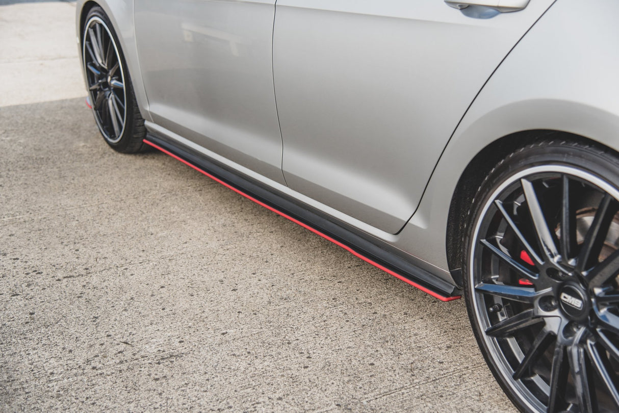 MAXTON RACING DURABILITY SIDE SKIRTS DIFFUSERS VW GOLF VII MK7 GTI