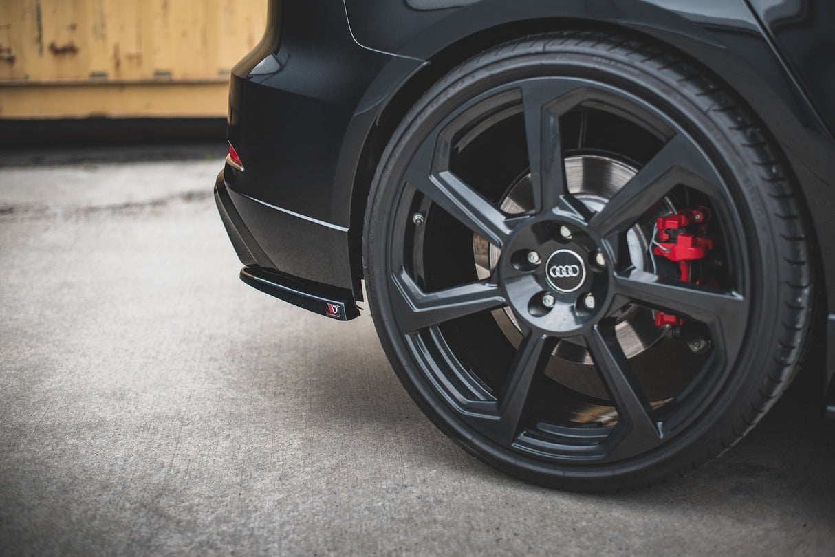 MAXTON REAR SIDE SPLITTERS V.2 AUDI RS3 8V SPORTBACK FACELIFT