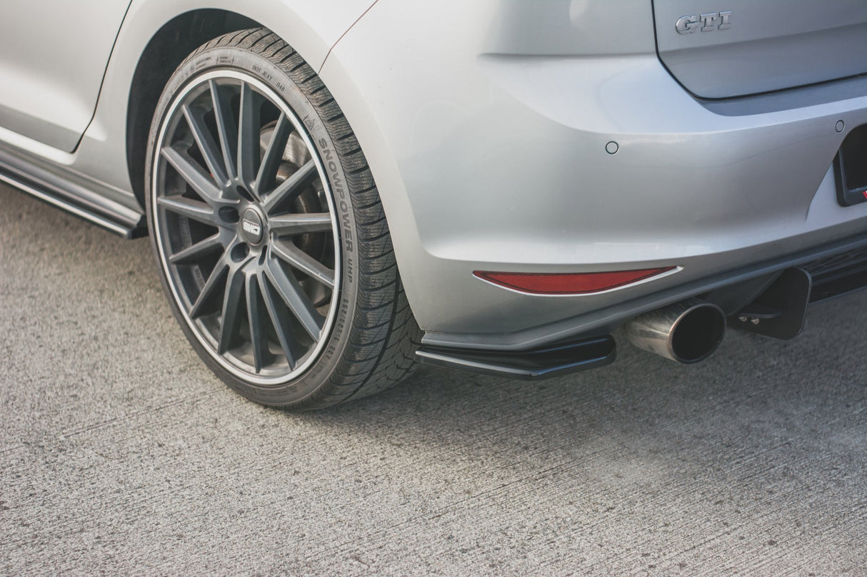 MAXTON REAR SIDE SPLITTERS V.2 VW GOLF VII MK7 GTI