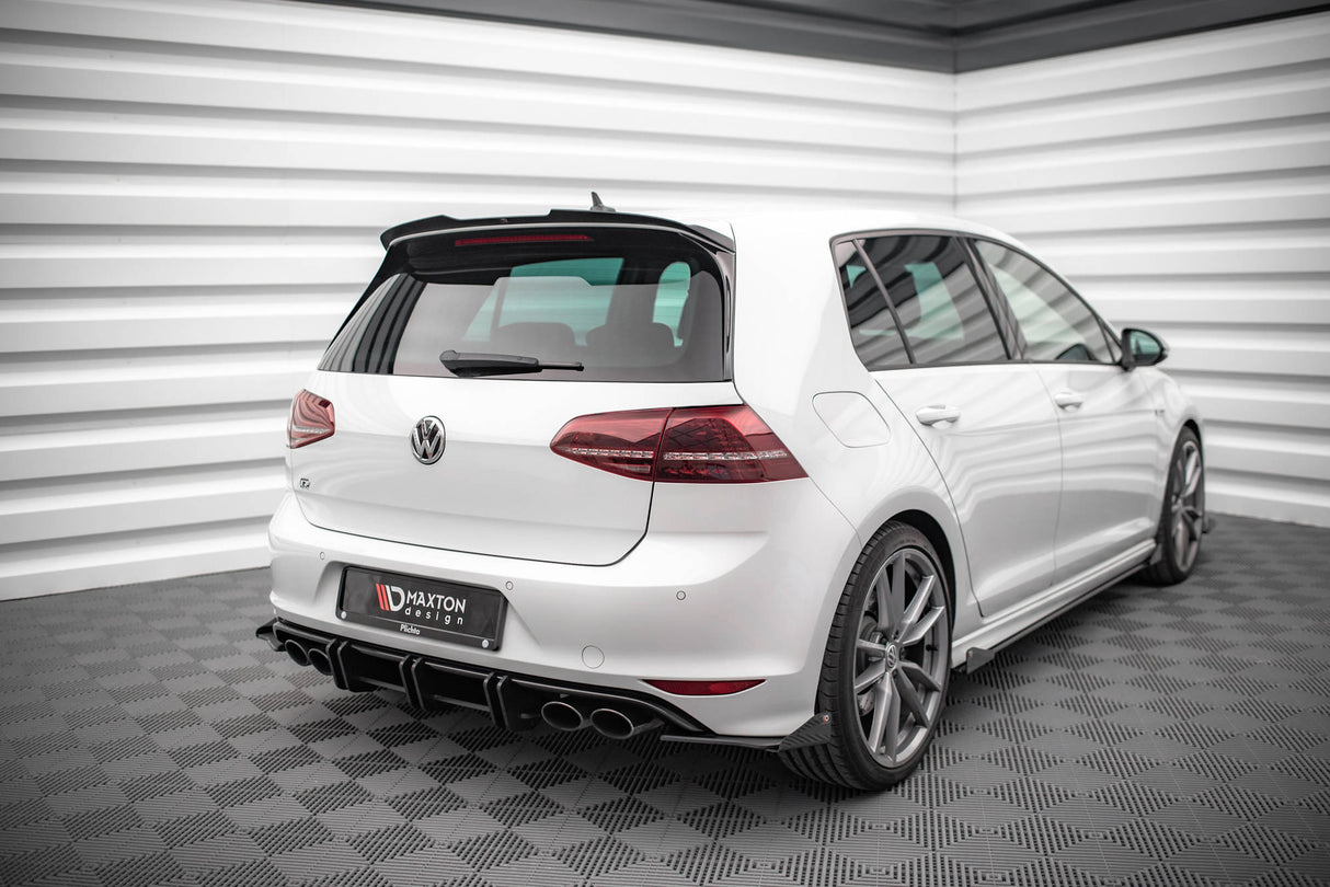 STREET PRO REAR SIDE SPLITTERS + FLAPS VOLKSWAGEN GOLF VII R MK7