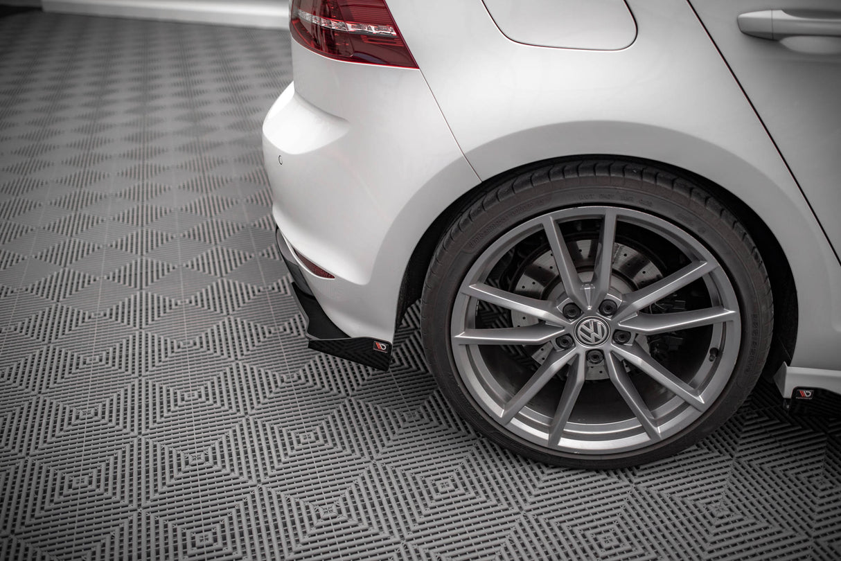STREET PRO REAR SIDE SPLITTERS + FLAPS VOLKSWAGEN GOLF VII R MK7