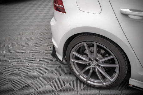 MAXTON STREET PRO REAR SIDE SPLITTERS VOLKSWAGEN GOLF VII R MK7