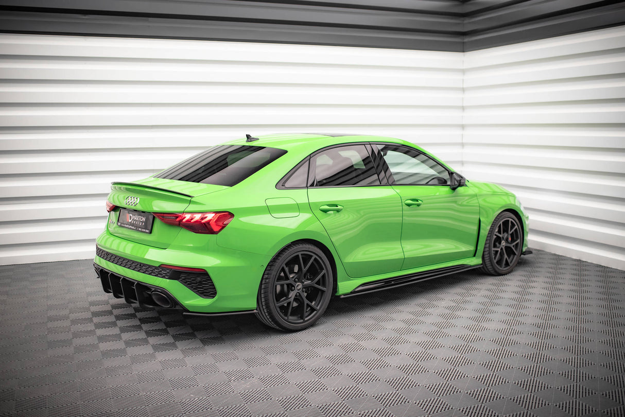 MAXTON STREET PRO SIDE SKIRTS DIFFUSERS AUDI RS3 SEDAN 8Y