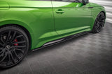 MAXTON STREET PRO SIDE SKIRTS DIFFUSERS AUDI RS5 COUPE F5 FACELIFT