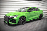 MAXTON STREET PRO SIDE SKIRTS DIFFUSERS + FLAPS AUDI RS3 SEDAN 8Y